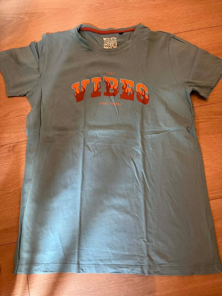 tshirt blauw urban 176, Kinderen en Baby's, Gebruikt, Urban wave, Ophalen of Verzenden, Shirt of Longsleeve