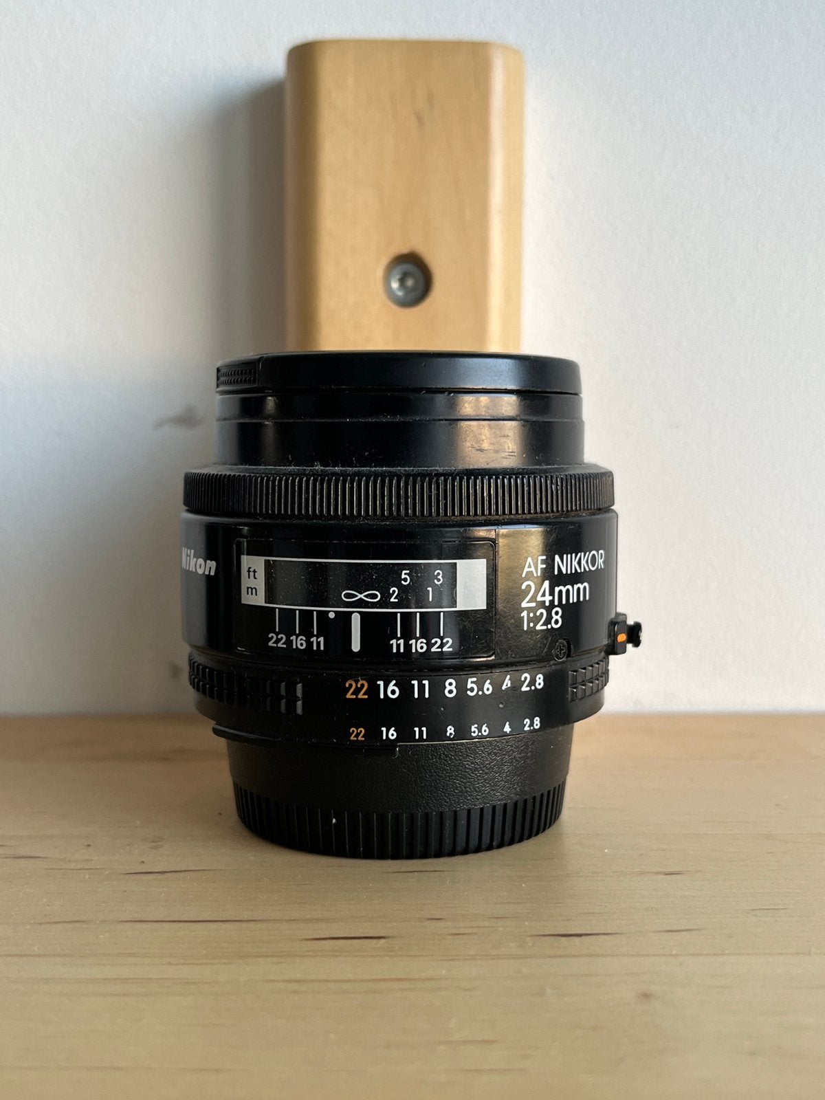 objectif Nikon AF Nikkor 24mm f/2.8, très bon état, Enlèvement, Nikon, Autofocus