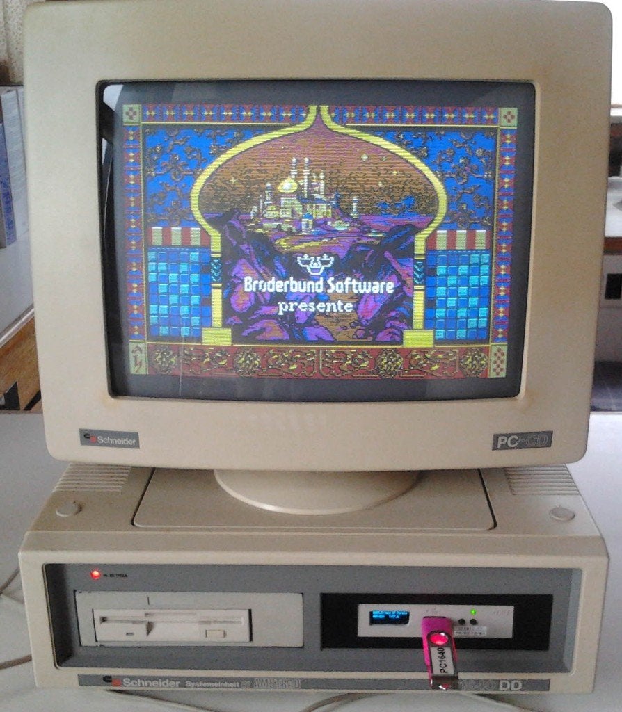 Amstrad PC1640 vintage pc, Enlèvement, Amstrad