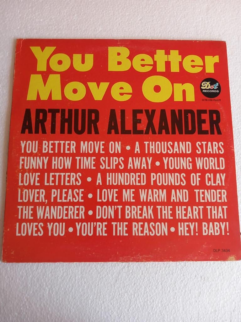 ARTHUR ALEXANDER.  YOU BETTER MOVE ON. USA LP, Cd's en Dvd's, Vinyl | Overige Vinyl, Ophalen of Verzenden