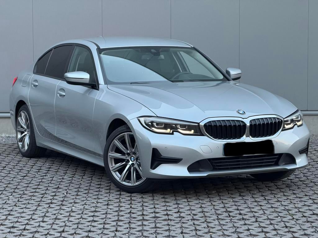 Bmw 318DA SportLine 2019 130 000kms Automaat!, Cuir, Argent ou Gris, Achat, Noir