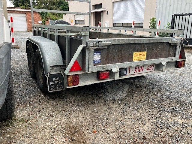 Aanhangwagen 2000kg Dubbel as geremd..!, Autos : Divers, Enlèvement, Utilisé