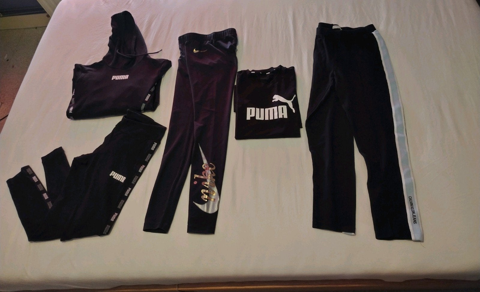 5 X XS SPORTKLEDING - DE PUMA-JURK IS NOOIT GEDRAGEN, Kleding | Dames, Leggings, Maillots en Panty's, Ophalen of Verzenden, Gedragen