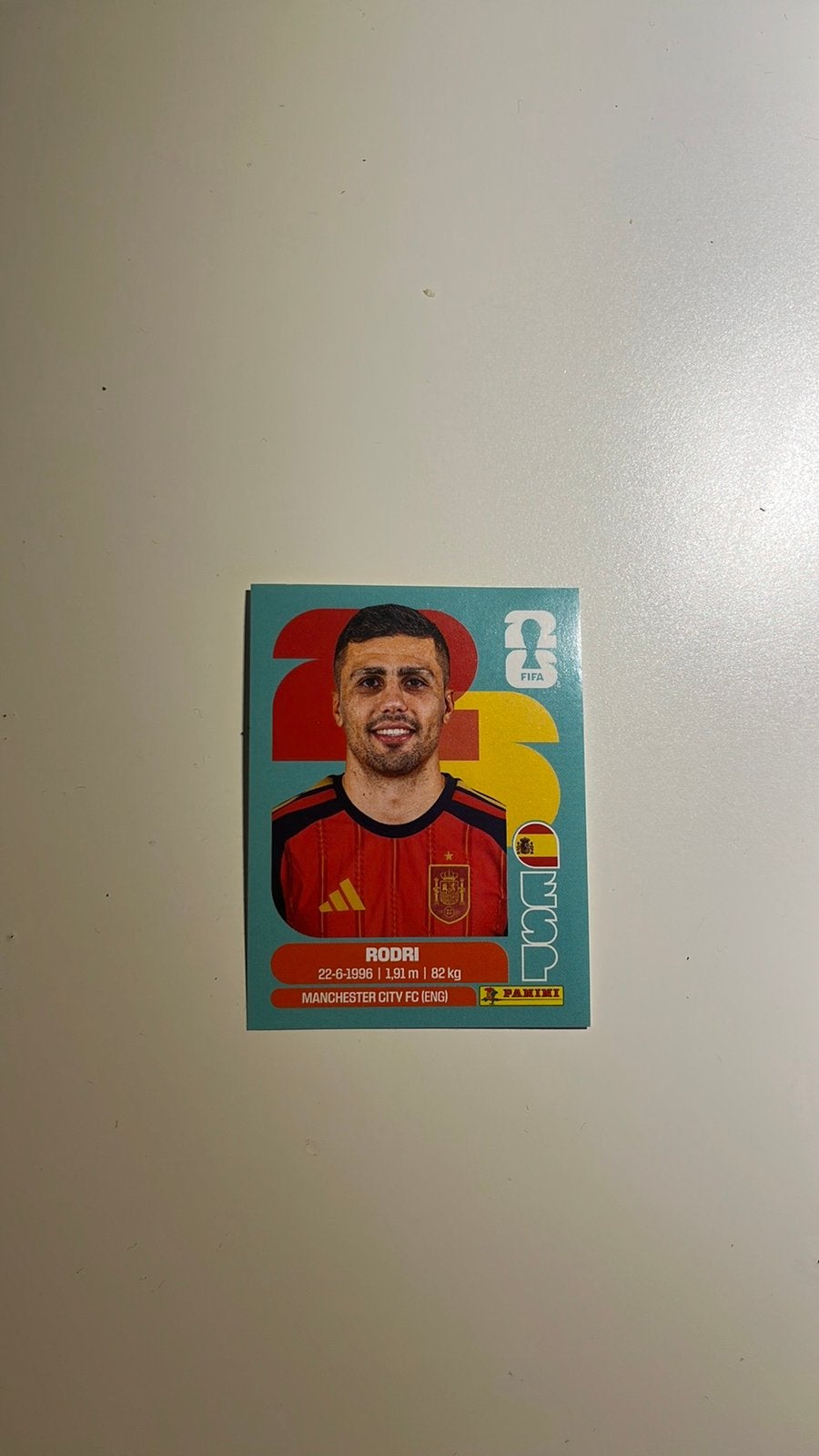 Panini FIFA World Cup 2026 Sticker Rodri ESP 10 Spanje, Verzamelen, Ophalen, Nieuw