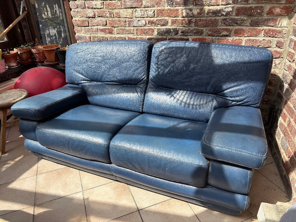 Zetel 2-zit 180cm x 95cm, Ophalen, 150 tot 200 cm, Tweepersoons, Zo goed als nieuw