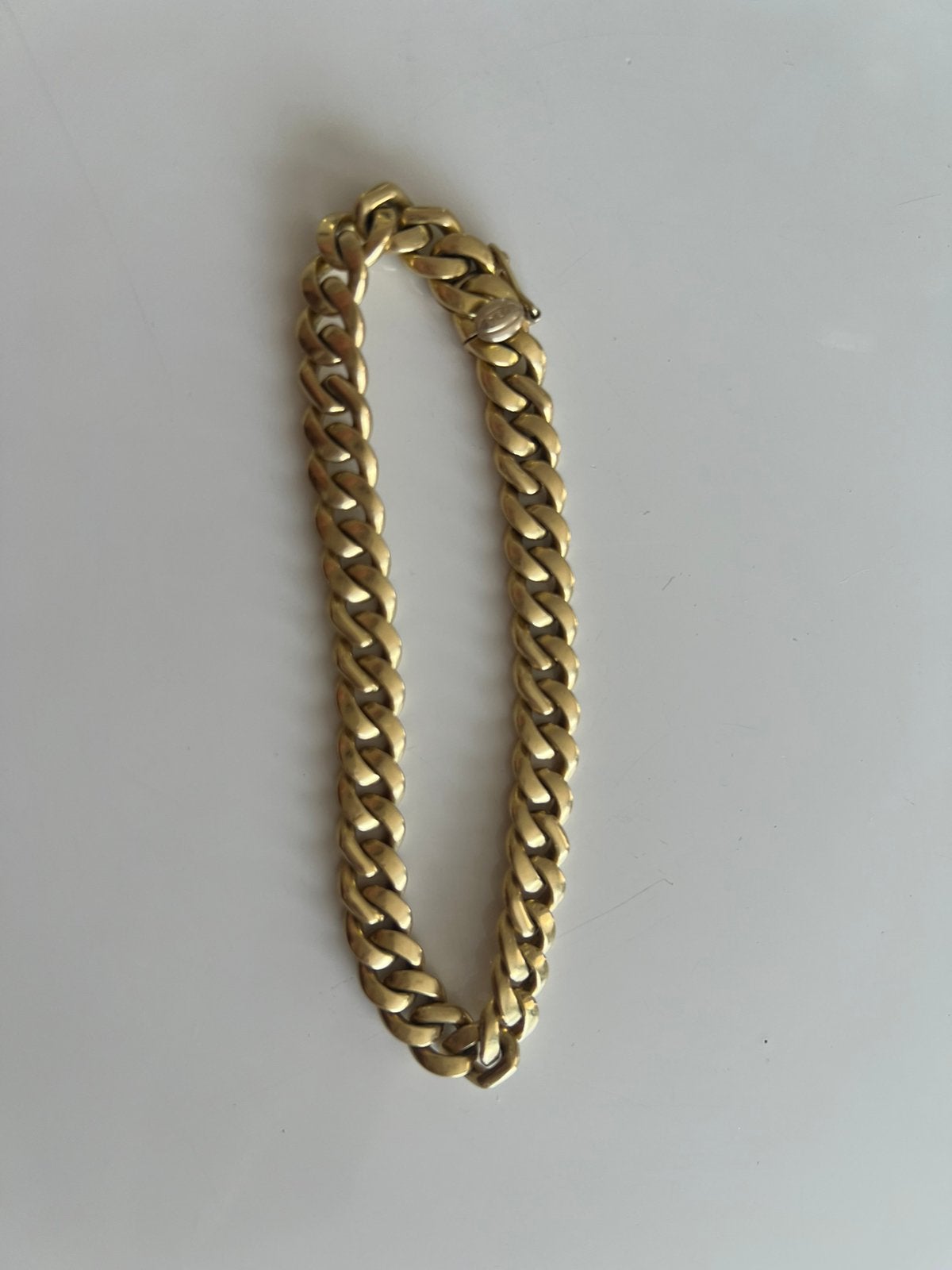 Goude armband 750, Bijoux, Sacs & Beauté, Colliers, Enlèvement, Comme neuf, Or, Or