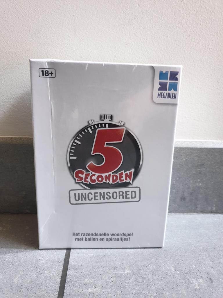 5 Seconden Uncensored spel - gezelschapsspel - NIEUW, Vijf spelers of meer, Ophalen of Verzenden, Nieuw, Megableu