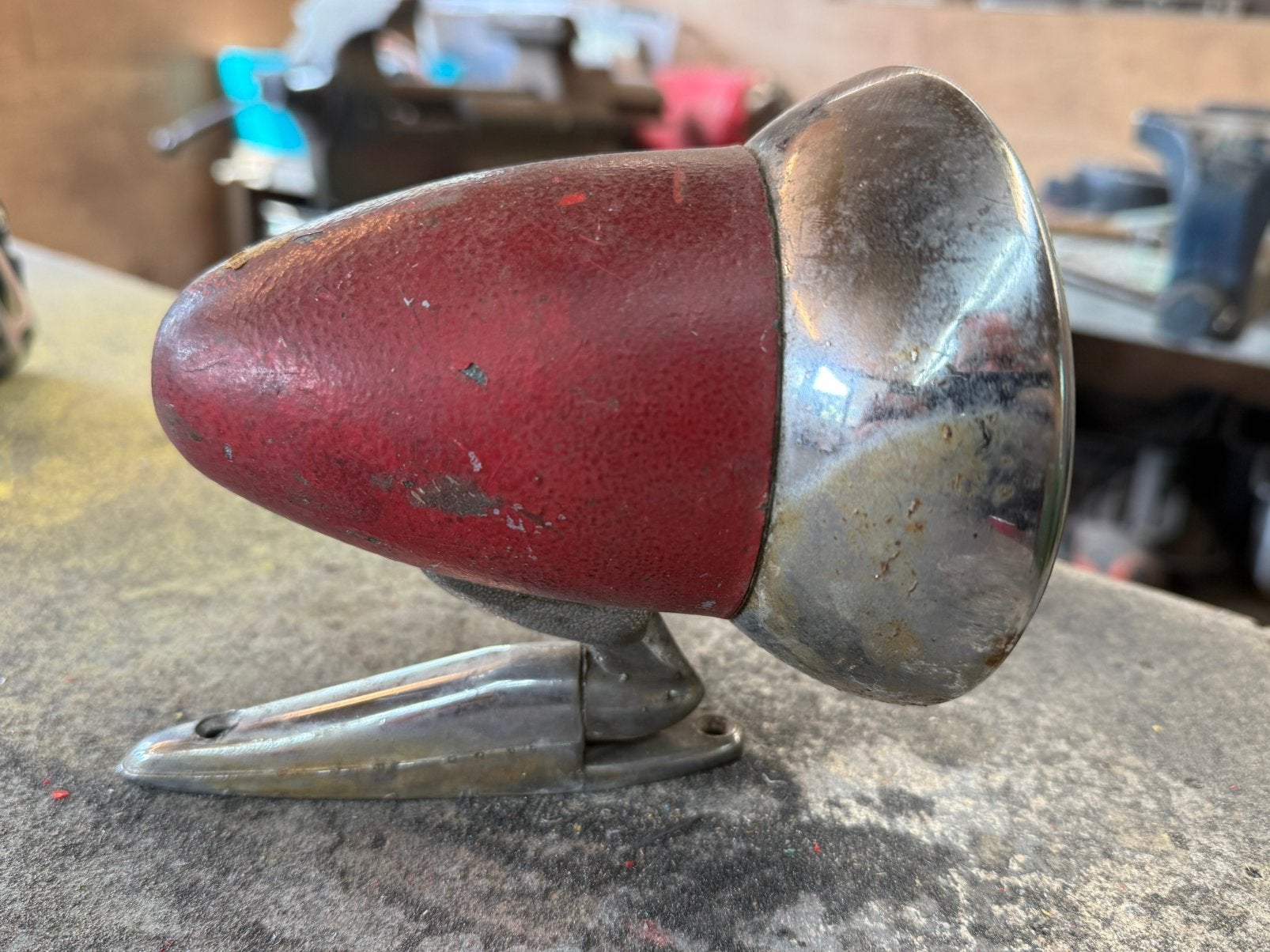 Buitenspiegel oldtimer, Ophalen