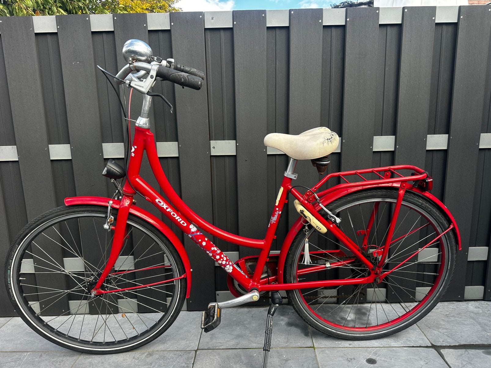 Rode Oxford fiets te koop, Fietsen en Brommers, Ophalen, Zo goed als nieuw