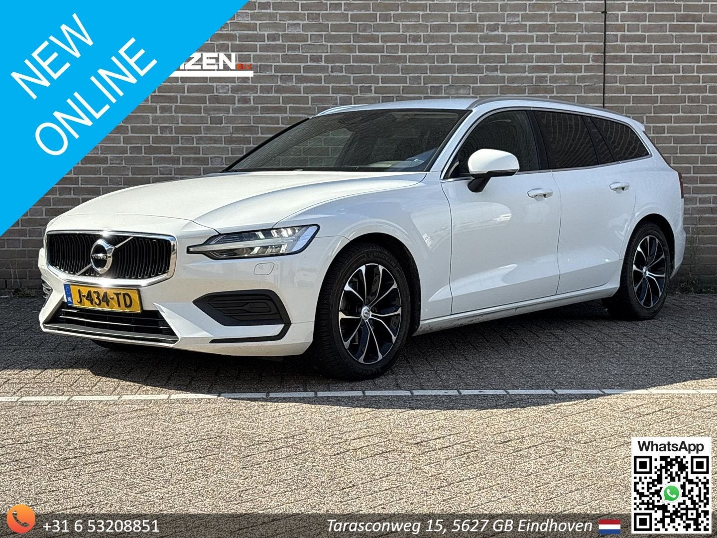 Volvo V60 2.0 D4 Momentum Pro | € 9.450,- NETTO! | Leder/Alc, Autos, Volvo, Achat, Entreprise, V60, Automatique