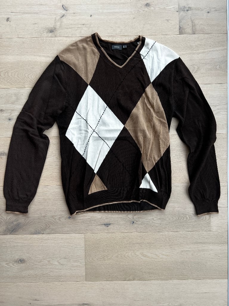 Heren V-hals trui Esprit Maat L/M, Vêtements | Hommes, Pulls & Vestes, Enlèvement ou Envoi, Taille 52/54 (L), Brun, Esprit