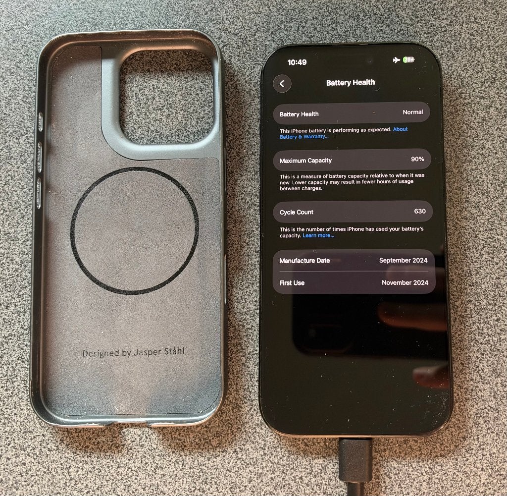 iPhone 16 Pro 512GB 90% battery health + garantie + hoesje, Telecommunicatie, IPhone 16 Pro, 512 GB, Zwart, Ophalen of Verzenden