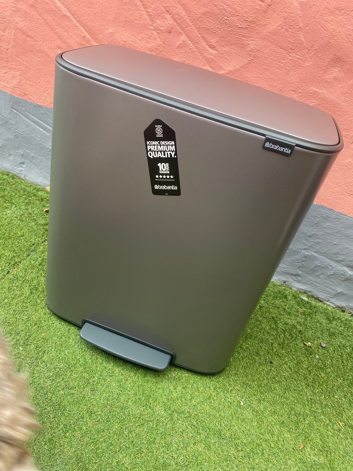 Brabantia pedel platium 2x30 liter, Ophalen of Verzenden, Nieuw