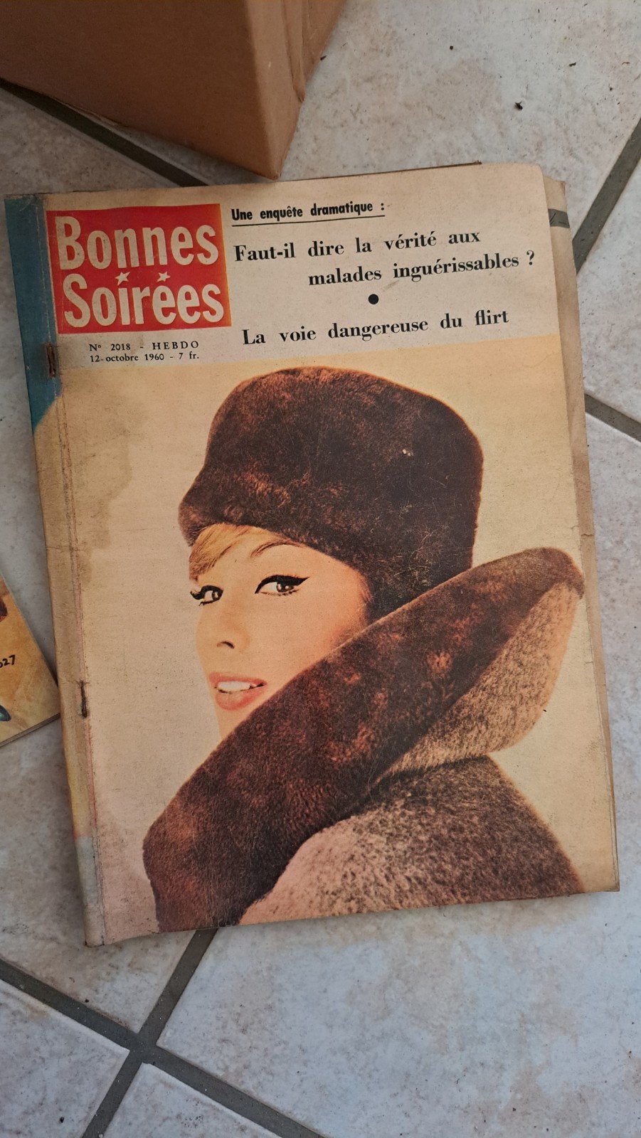 ancienne revue de 1960 , magazine bonne soirée, Antiquités & Art, Enlèvement ou Envoi