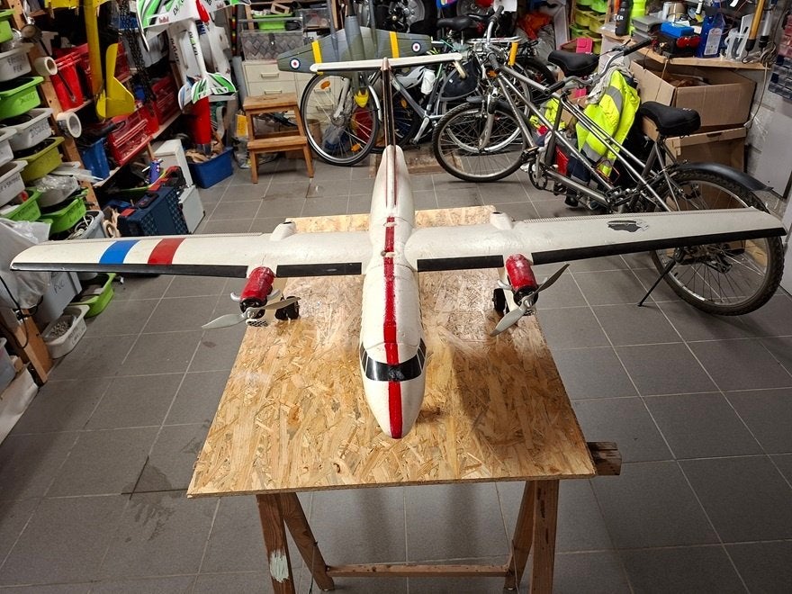Dash 8 elektrisch, Hobby en Vrije tijd, Ophalen, Gebruikt, Elektro, RTF (Ready to Fly)