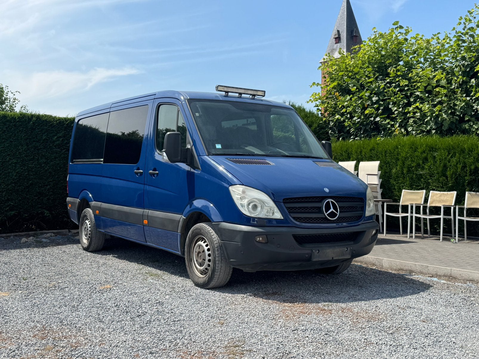 Mercedes Sprinter 3.0 V6 319 cdi 6 zitplaatsen gekeurd, Autos, Camionnettes & Utilitaires, Achat, 2987 cm³, Boîte manuelle, Noir