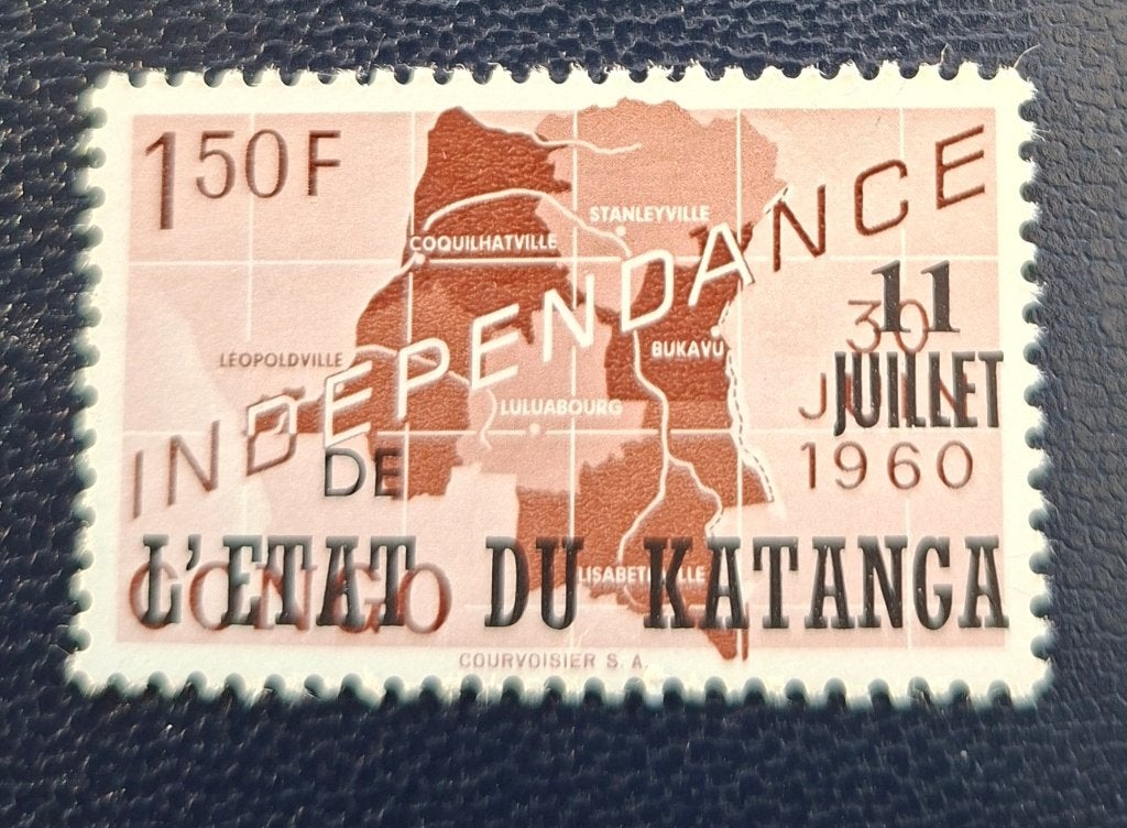 Tampon Katanga OBP 43**, Enlèvement ou Envoi, Non oblitéré