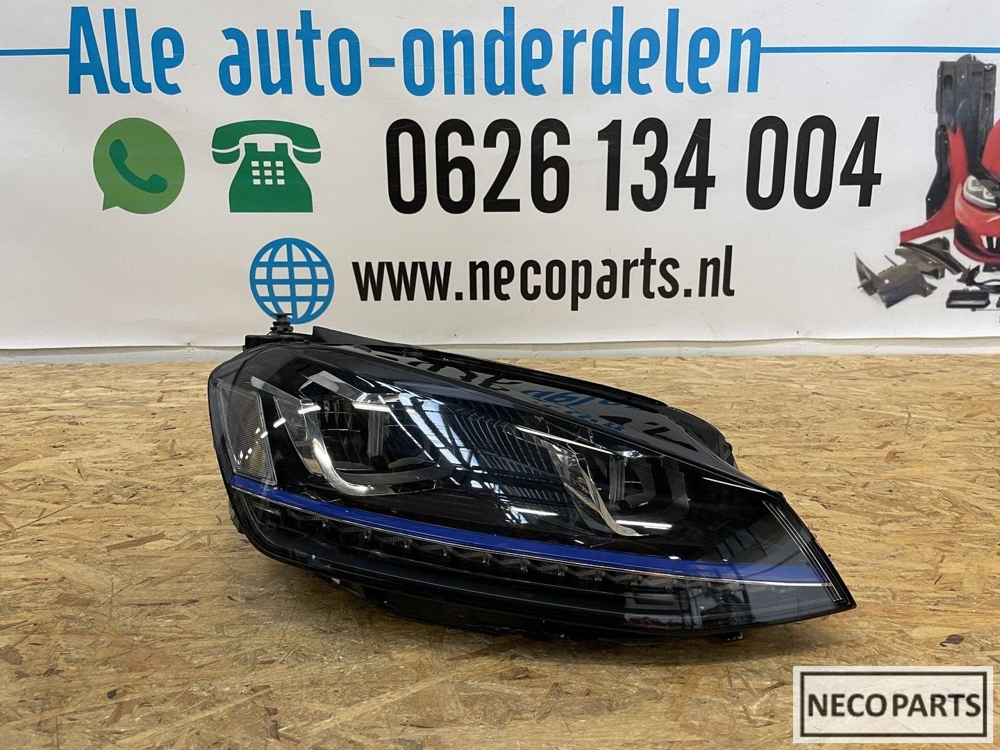 GOLF 7 GTE VOL LED KOPLAMP RECHTS 5GE941036 ( GEEN XENON ), Gebruikt, -, Volkswagen, -