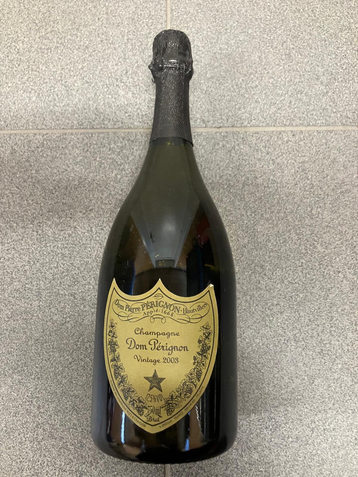 Dom Pérignon Vintage 2003, Collections, Vins, Neuf, Pleine, Champagne, Enlèvement