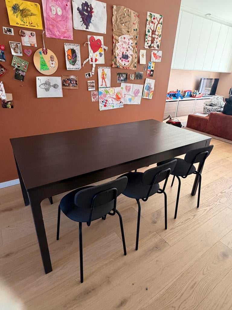 uitschuifbare eettafel, Huis en Inrichting, Tafels | Eettafels, Ophalen