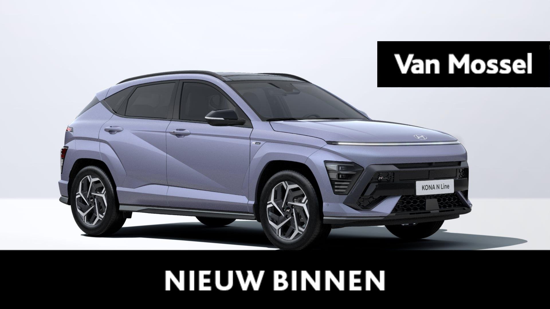Hyundai Kona 1.6 GDi Hybrid Shine N-Line 6-DCT, Auto's, Hyundai, Dealer onderhouden, Stof, Gebruikt, Zwart