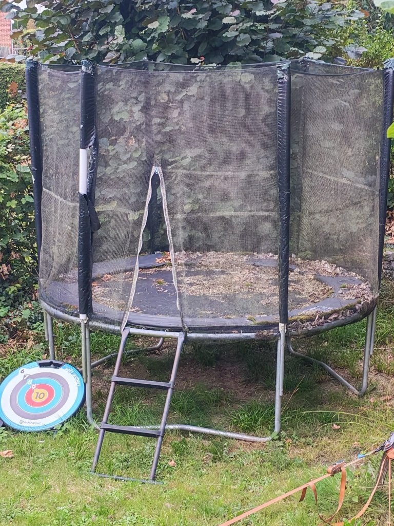 trampoline, Kinderen en Baby's, Speelgoed | Buiten | Trampolines, Ophalen, Gebruikt