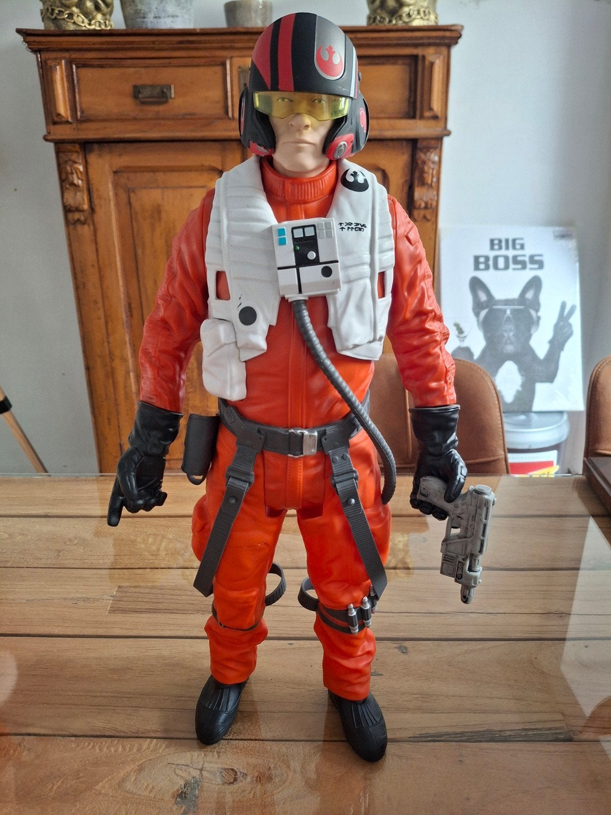 Poe Dameron Star Wars Action Figuur 18 Inch, Ophalen of Verzenden