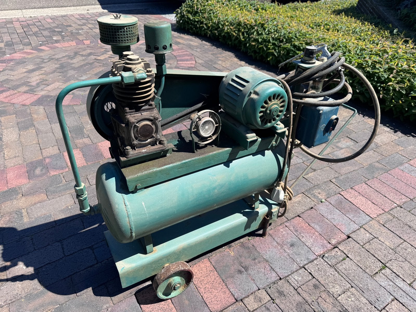 Compressor 400V, Doe-het-zelf en Bouw, Ophalen, Gebruikt