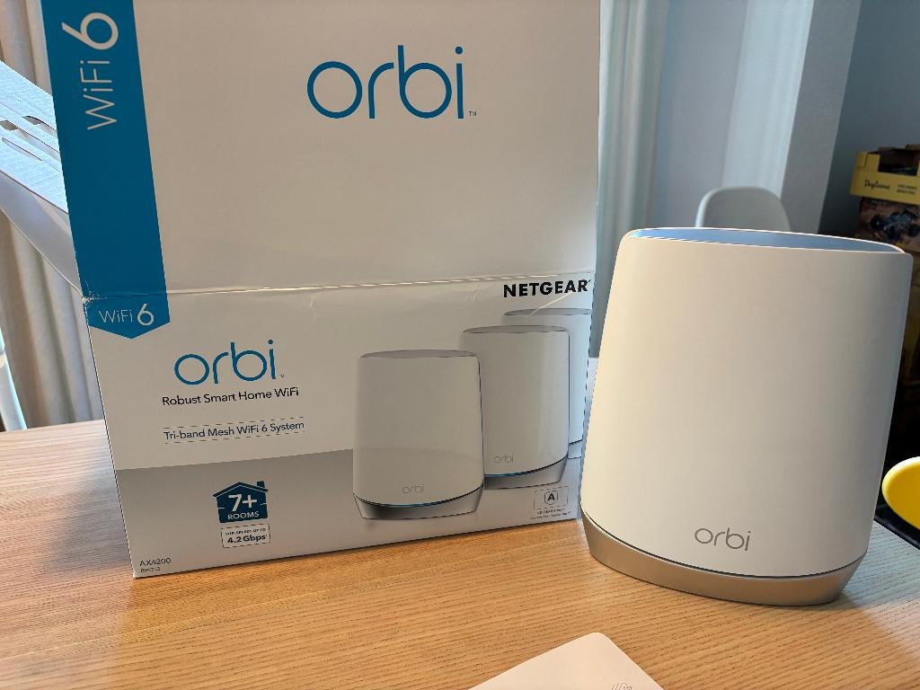 NETGEAR Orbi RBK753 (AX4200) - 1 routeur + 2 satellites, Enlèvement ou Envoi, Utilisé, Netgear