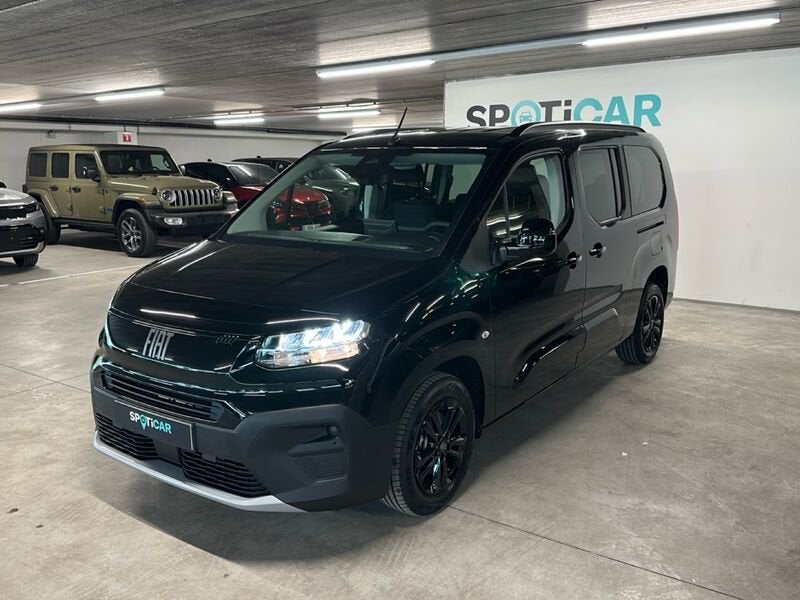 Fiat Doblo 7 ZITPL - AUT, Auto's, Automaat, Stof, 4 cilinders, Zwart