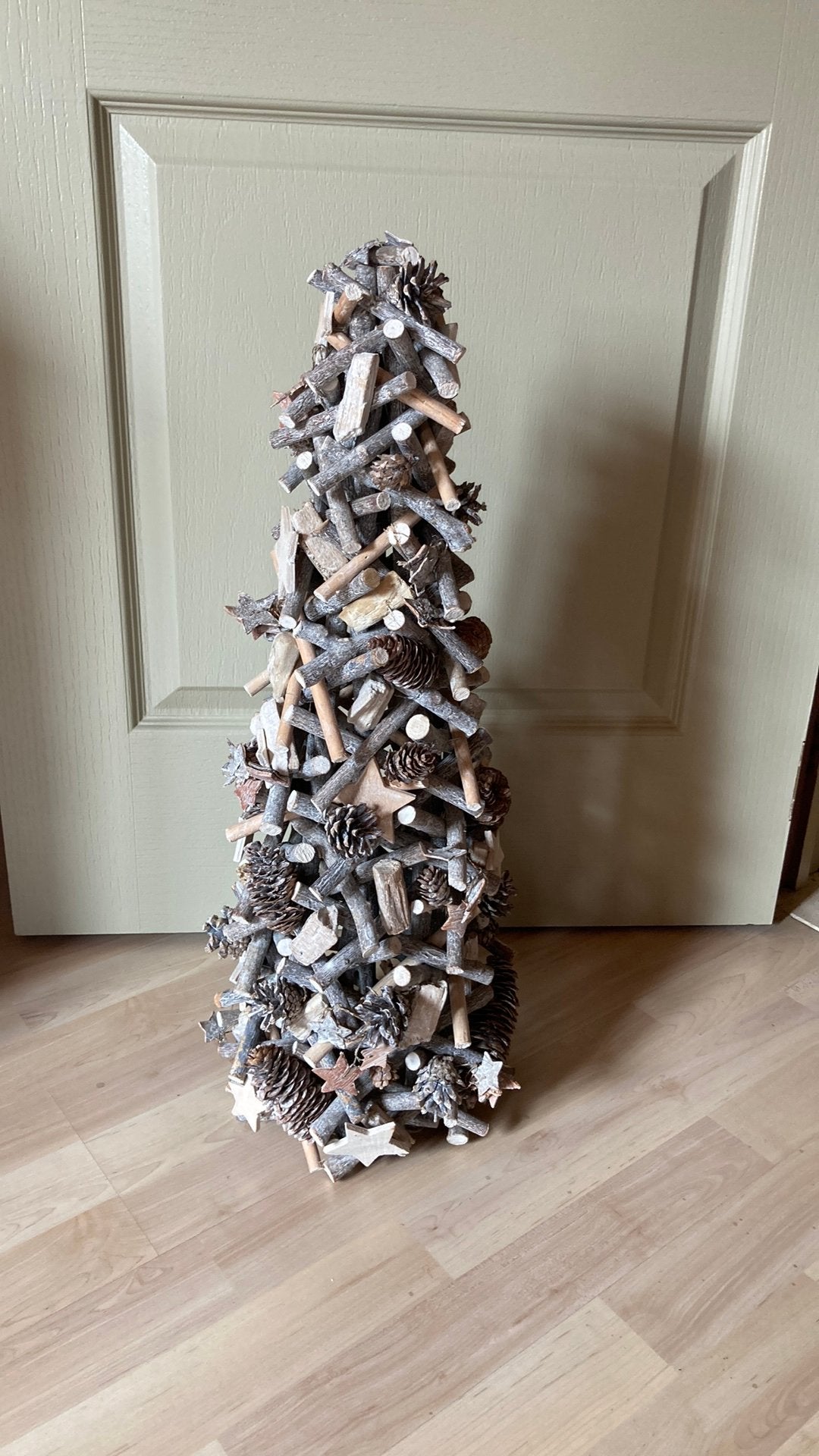 Sapin de Noël en bois, Enlèvement, Comme neuf