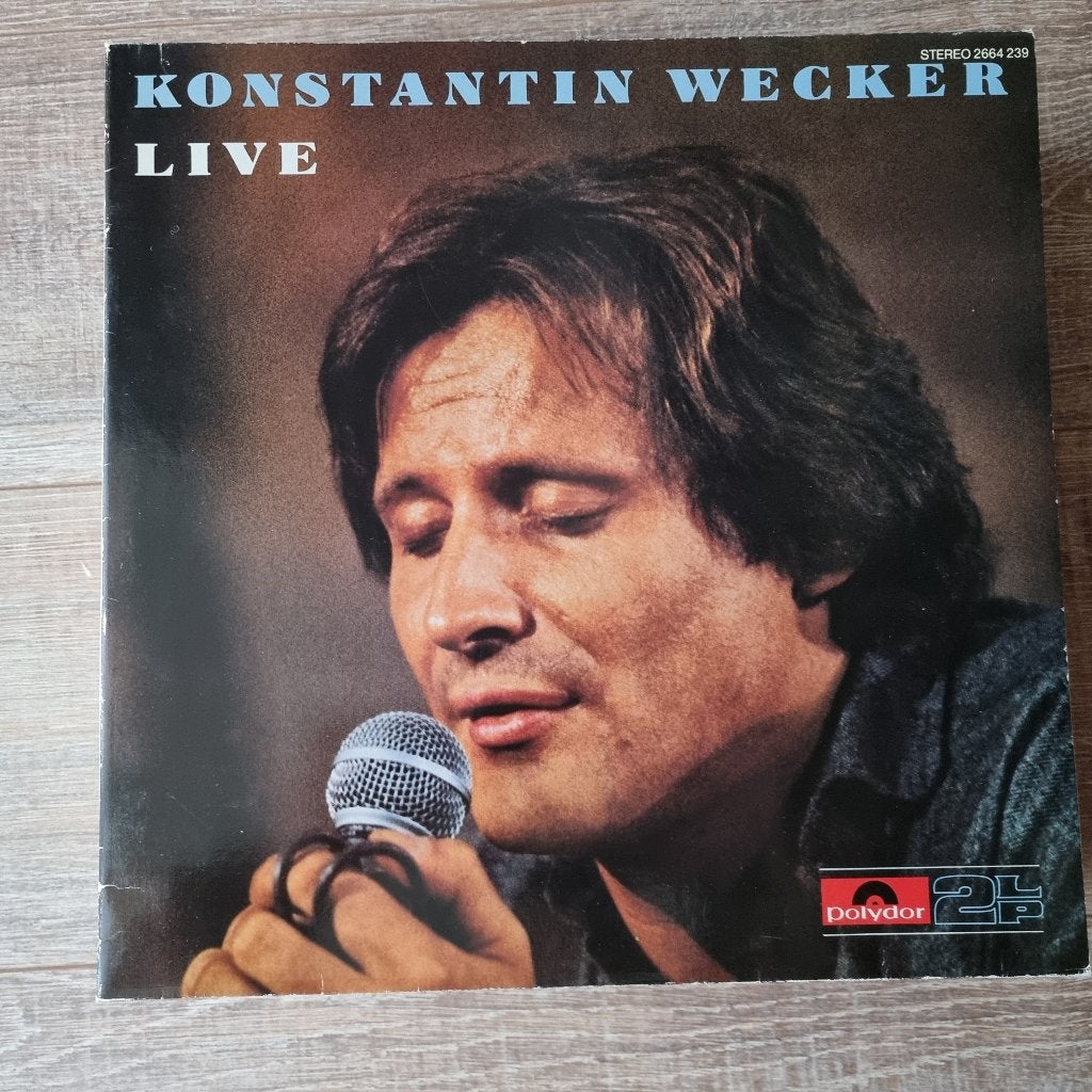 2xLP Konstantin Wecker – Live, Rock, Gebruikt, Dubbel-LP, Ophalen of Verzenden