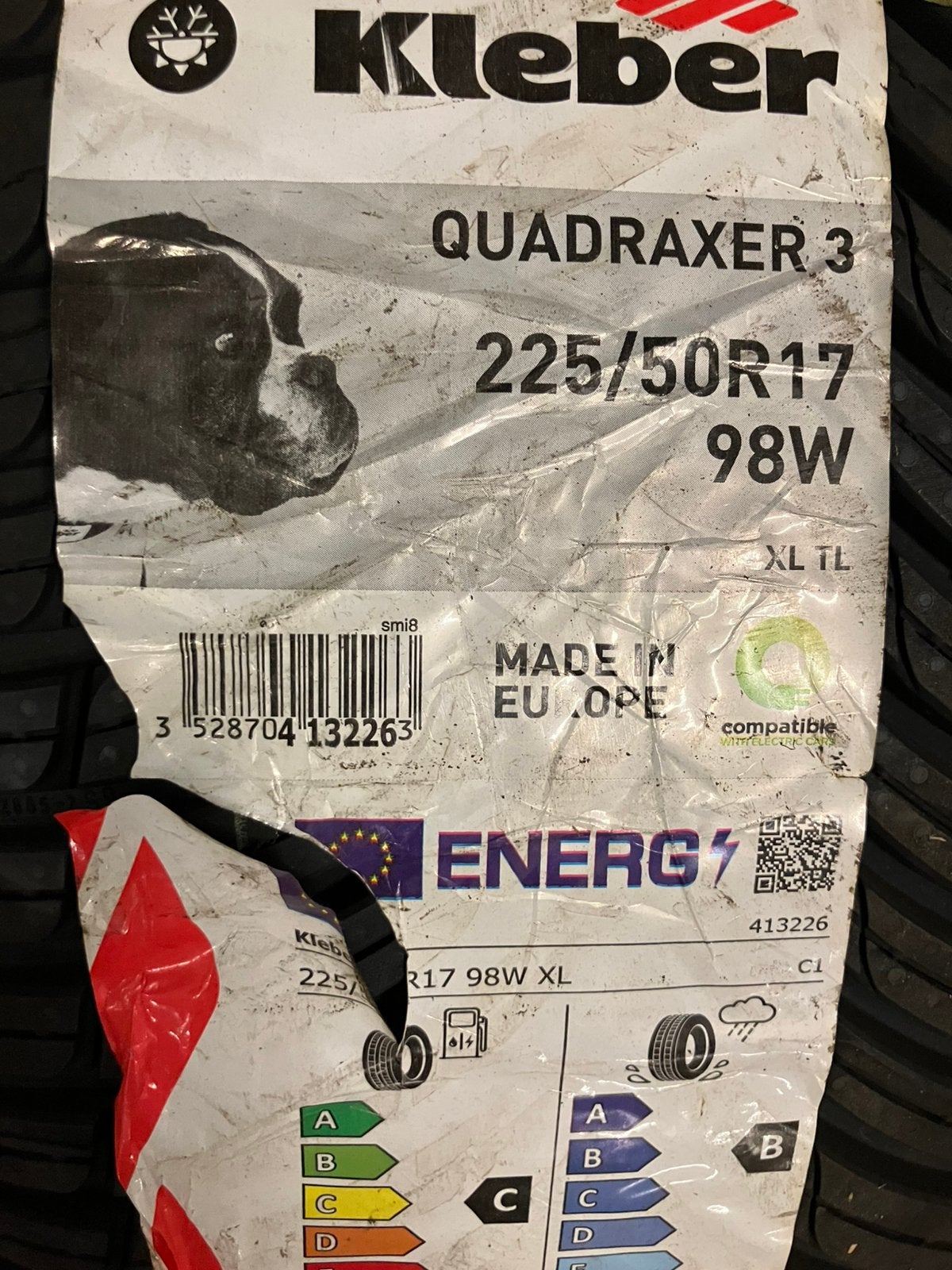 Kleber 225/50R17-98W 4-seizoensbanden, Ophalen, Nieuw, 17 inch, All Season