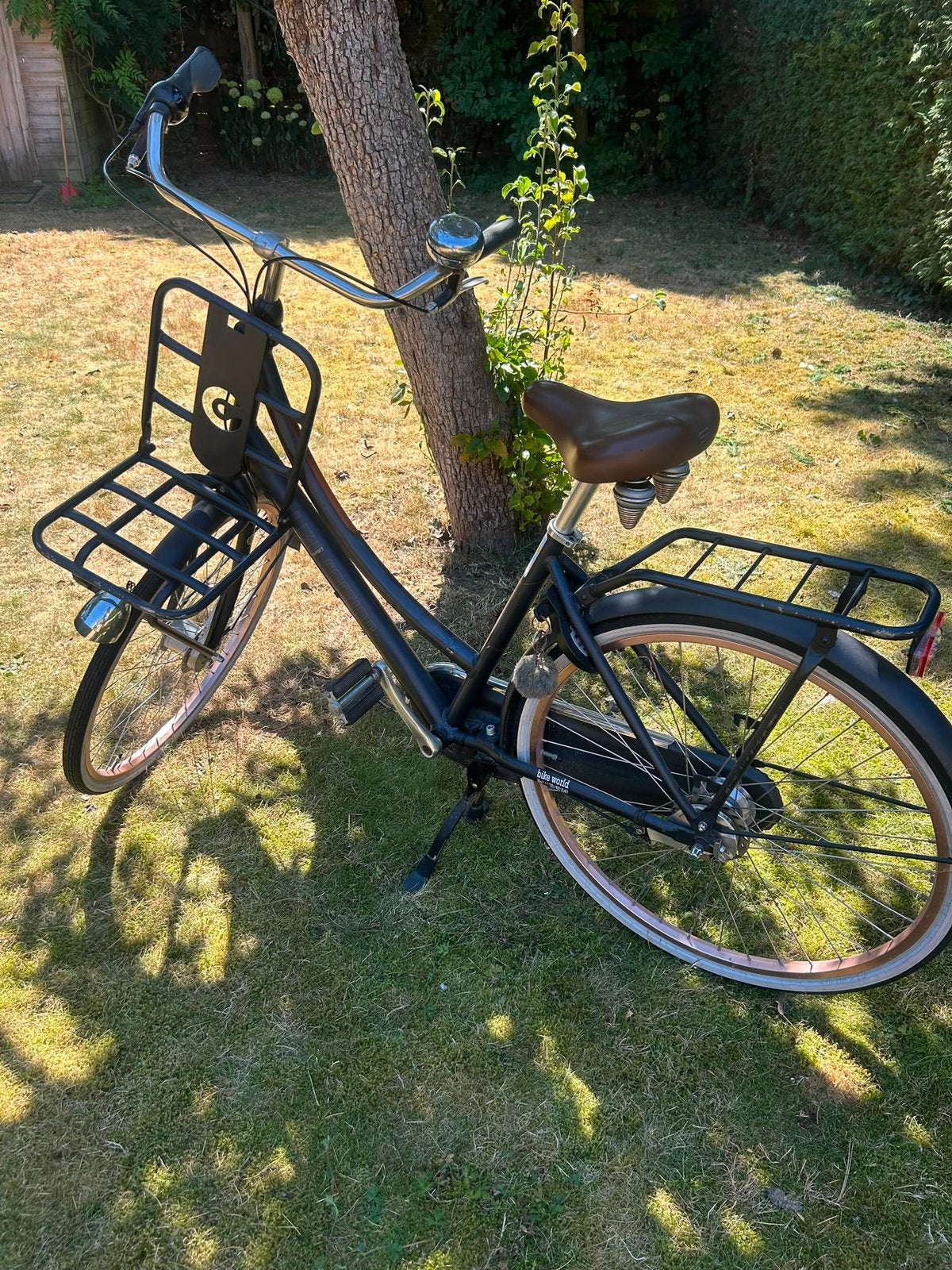 Damesfiets Cortina Jeansblauw 9 jaar, Fietsen en Brommers, Fietsen | Dames | Damesfietsen, (Extra) lage instap, Trommelrem, Ophalen