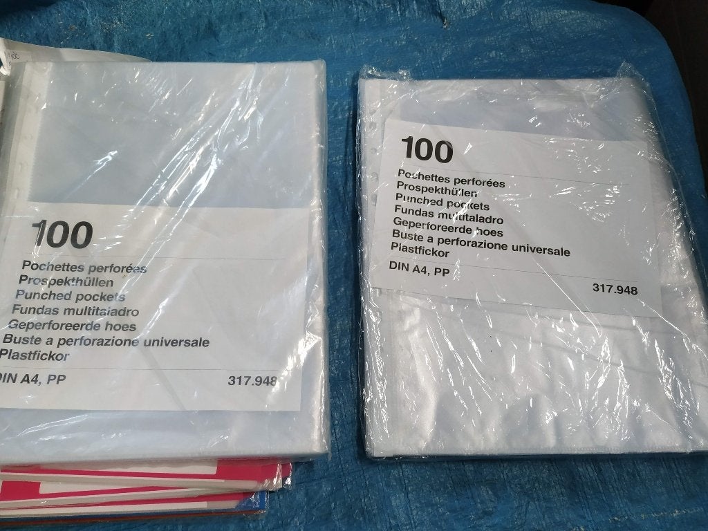 nieuwe pakken plastieken geperforeerde hoesjes, Ophalen of Verzenden, Nieuw