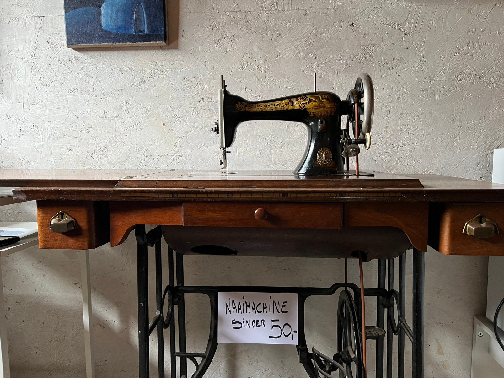Singer Naaimachine, Antiek en Kunst, Ophalen