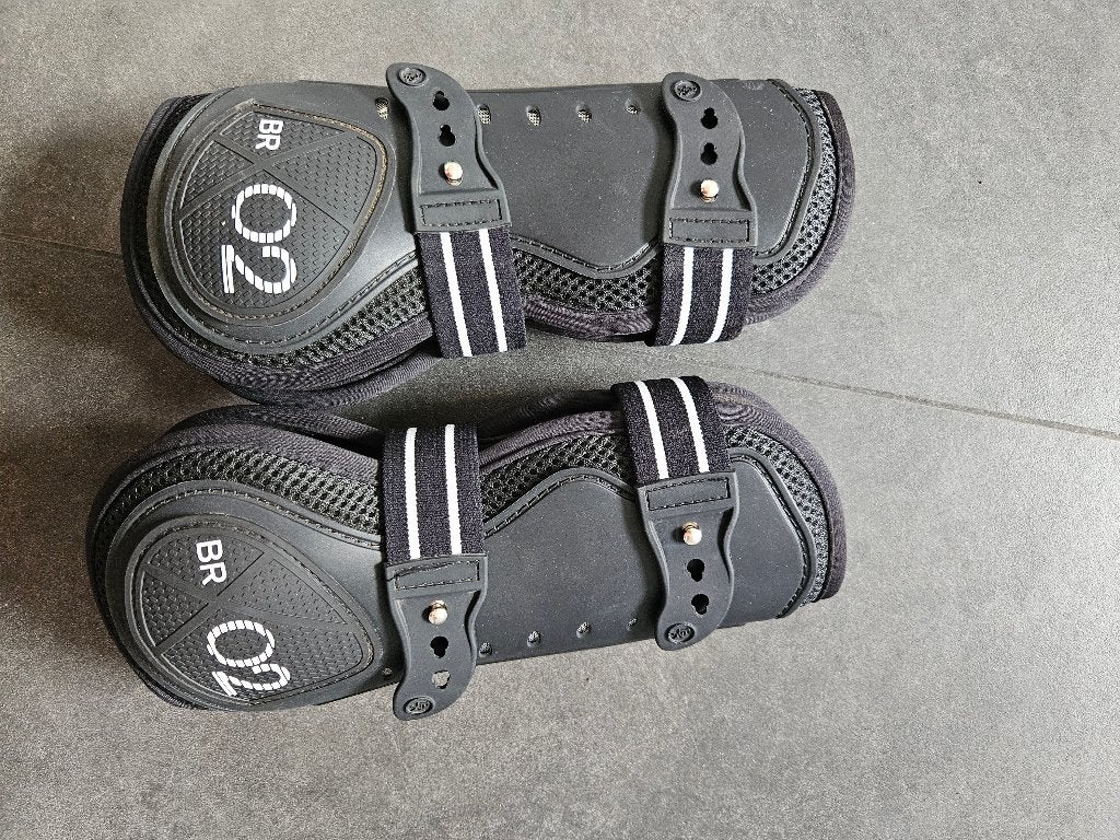 Peesbeschermers BR XO2 Zwart, Animaux & Accessoires, Chevaux & Poneys | Guêtres en cloche, BR, Enlèvement, Utilisé, Full