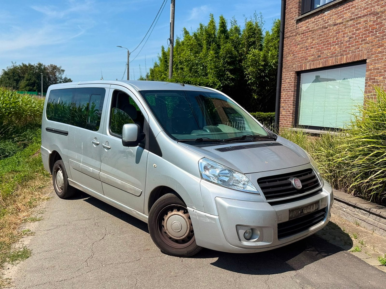 Fiat Scudo 2.0 diesel, Auto's, Bestelwagens en Lichte vracht, Stof, Grijs, Zilver of Grijs, Euro 5