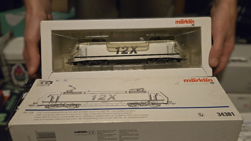 Locomotive Marklin BR12X 34381, Analogique, Enlèvement ou Envoi, Courant alternatif, Comme neuf