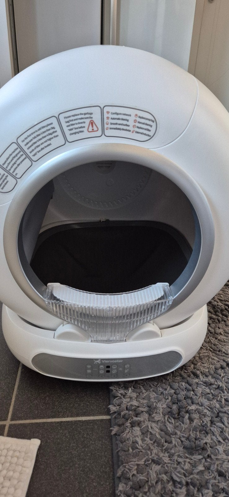 Automatische kattenbak, Ophalen, Zelfreinigend, Zo goed als nieuw, Gesloten