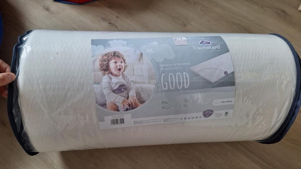 Träumeland Plooimatras voor reisbed Good B 60 x L 120 cm, Ophalen