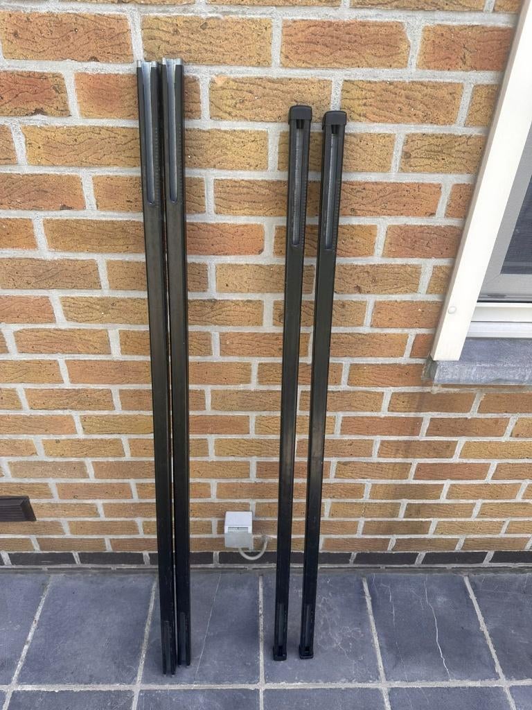 Thule SquareBar Evo 127 & 135 - bagagedragers, Enlèvement, Utilisé