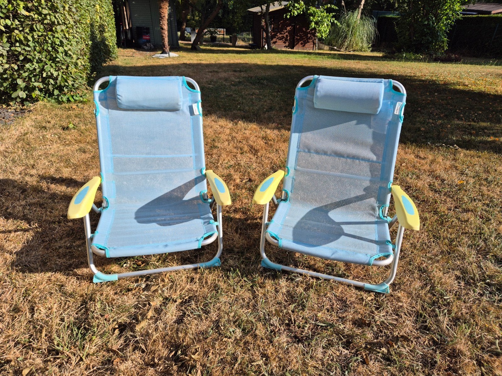 2 chaises de plage,  camping Innov.axe, Caravanes & Camping, Enlèvement