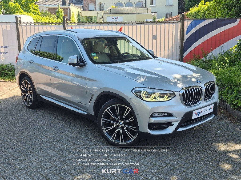 BMW X3 2.0D xDrive X-Line | Head up | Pano | 21" Velgen, Autos, Cuir, Argent ou Gris, Achat, Euro 6