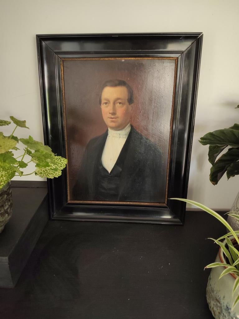 Schilderij op hout geschilderd, Antiek en Kunst, Ophalen
