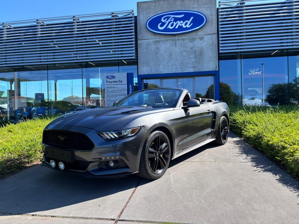 Ford Mustang Cabrio 2.3 EcoBoost Automaat | Shaker | 47.985, Autos, Ford, Cuir, Euro 6, Entreprise, Automatique