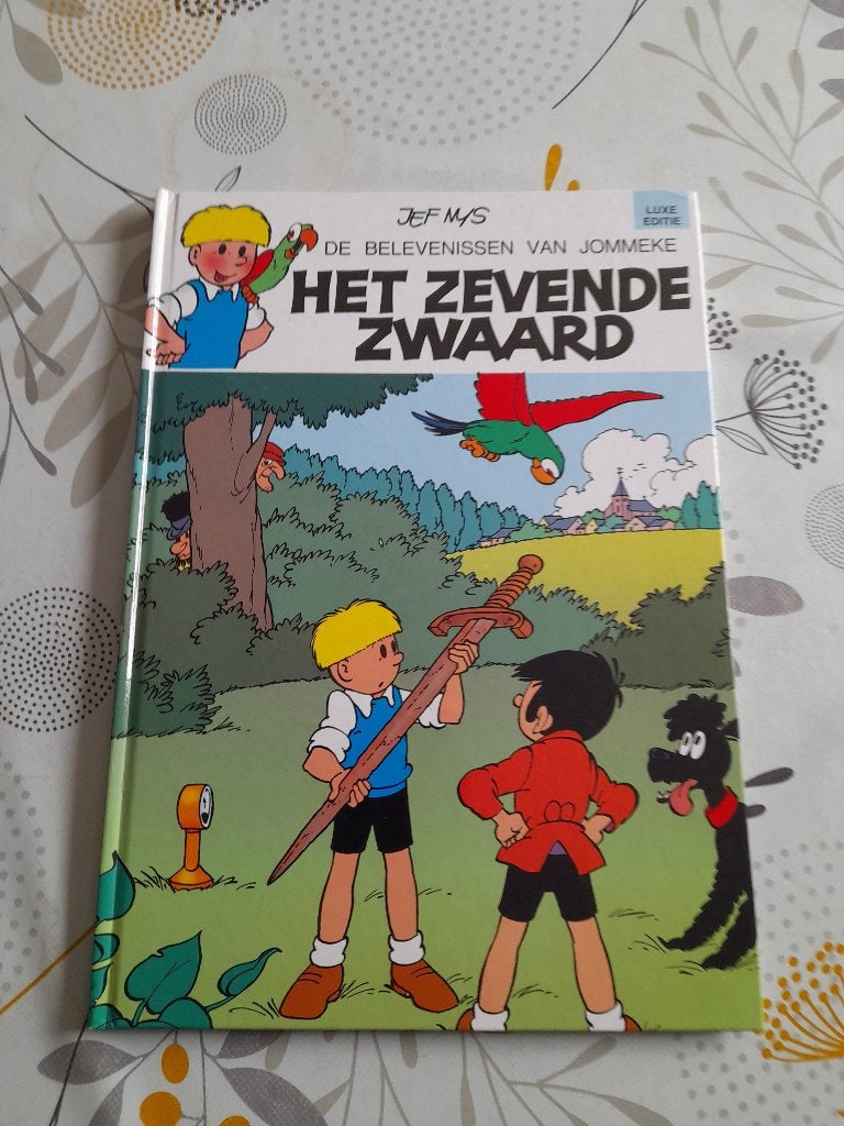 Jommeke "Het zevende zwaard "luxe hardcover ,gesigneerd, Boeken, Ophalen of Verzenden, Nieuw