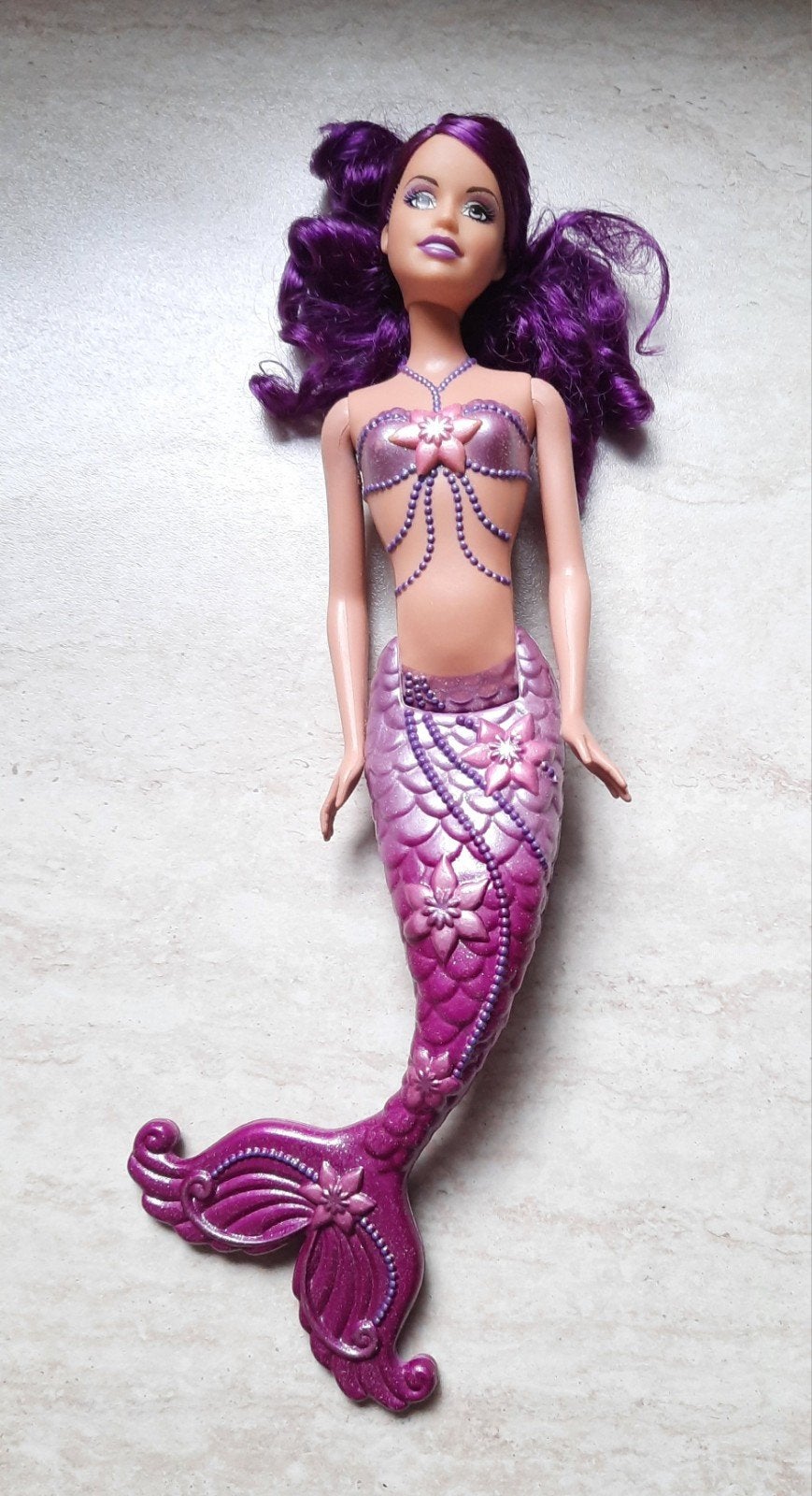 Barbie Sirène violette 2005, Collections, Enlèvement ou Envoi, Utilisé, Poupée