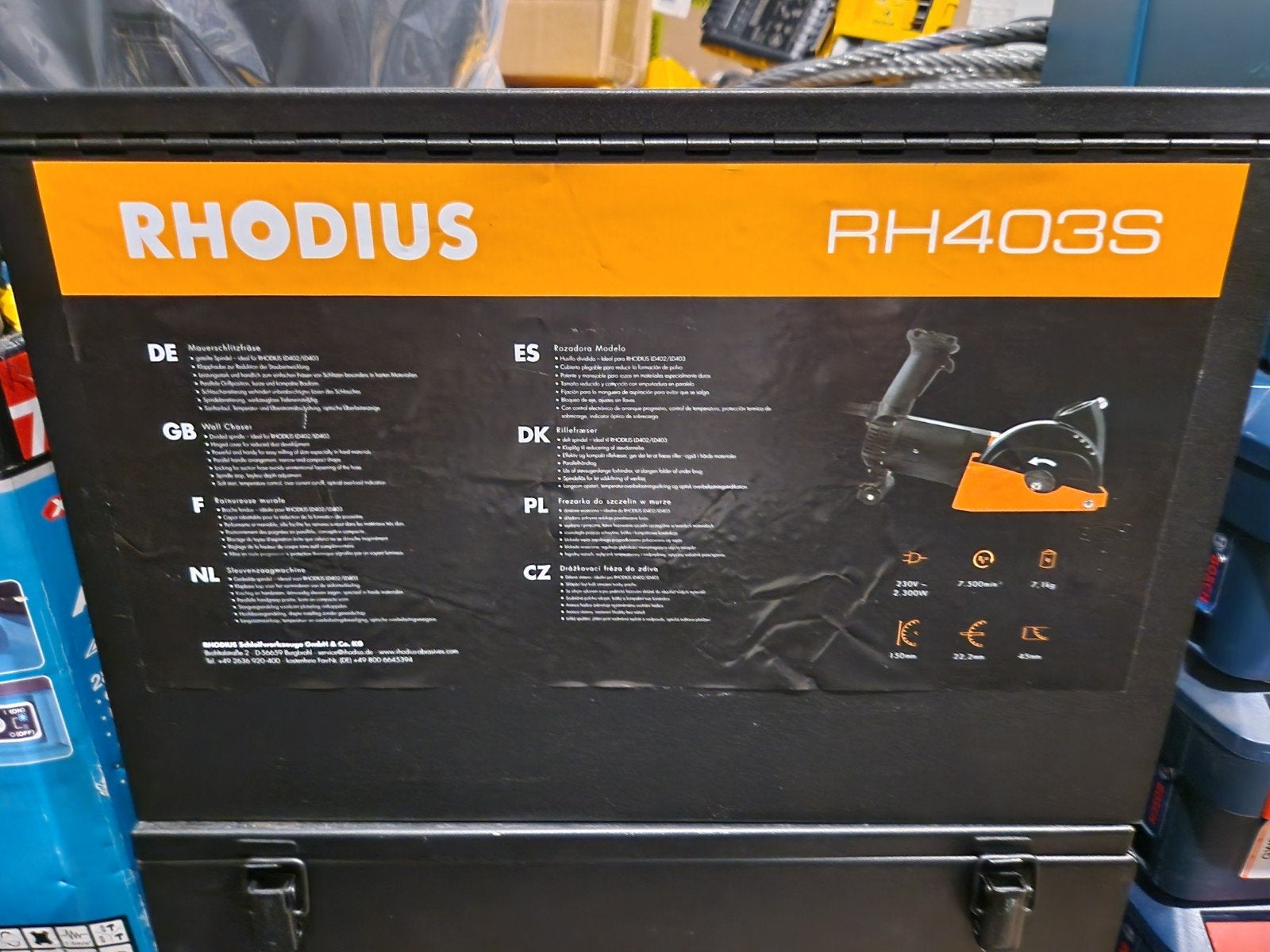 Rainureuse RHODIUS RH403S NEUF, Bricolage & Construction, Enlèvement