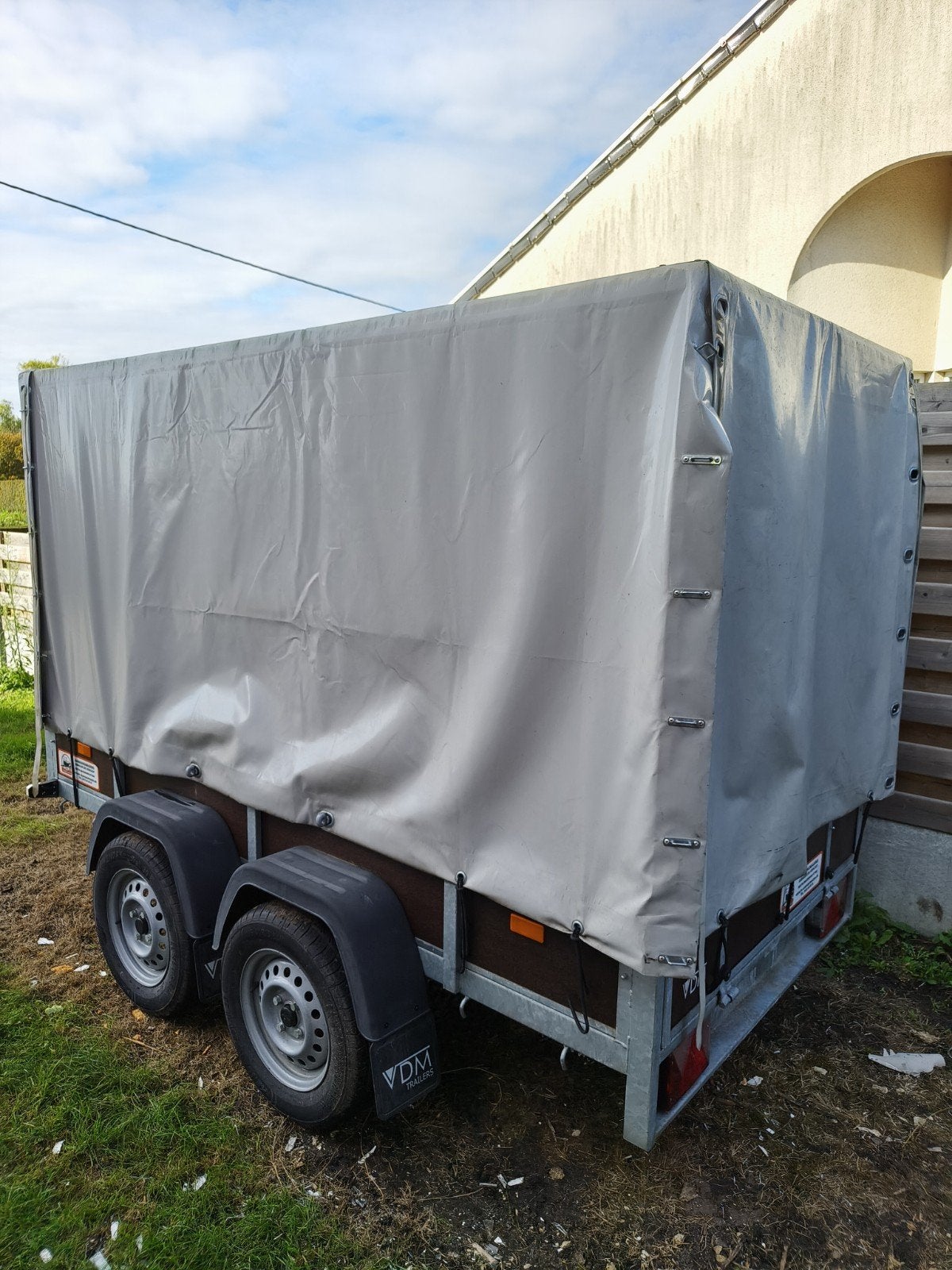 Dubbelas bakwagen ongeremd, Ophalen